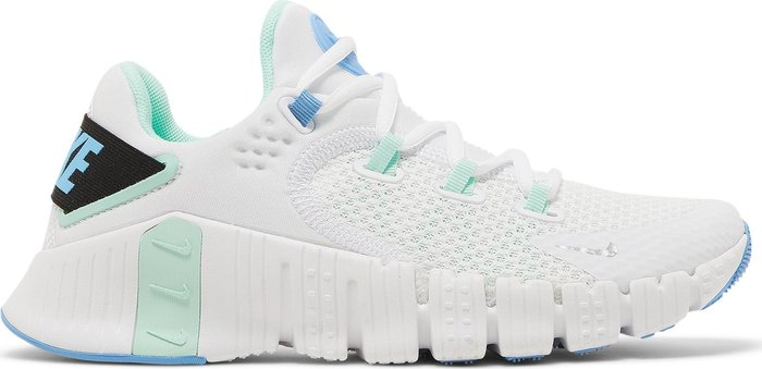 Nike Free Metcon 4 (White/Metallic Silver)