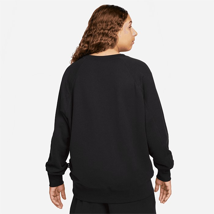 Nike Air Sportswear French Terry Crewneck (Black)