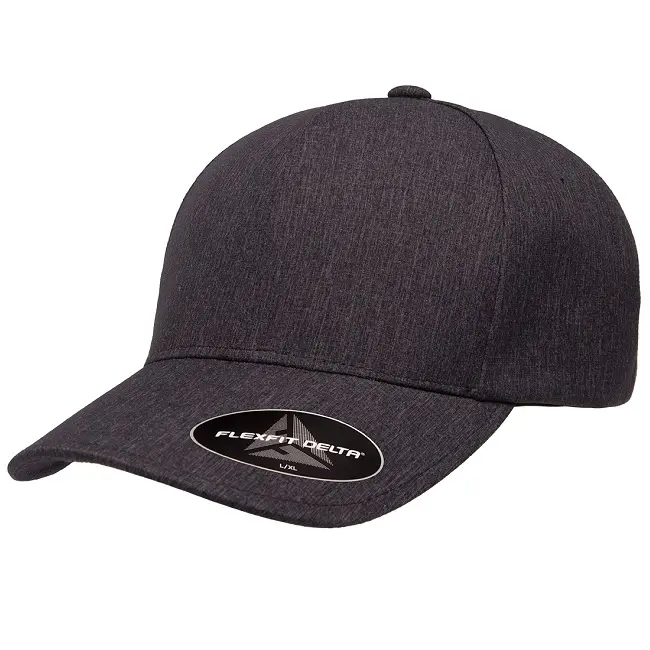 Flexfit 180 Delta Cap (Carbon/Melange Charcoal)