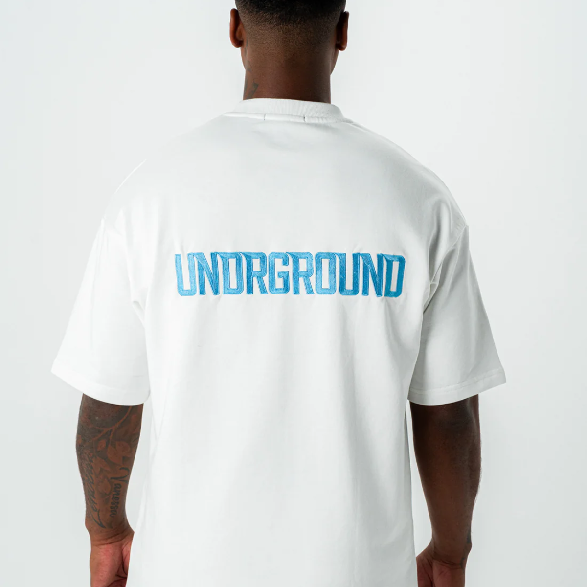 Undrground Empire Street T-Shirt (White/Blue)