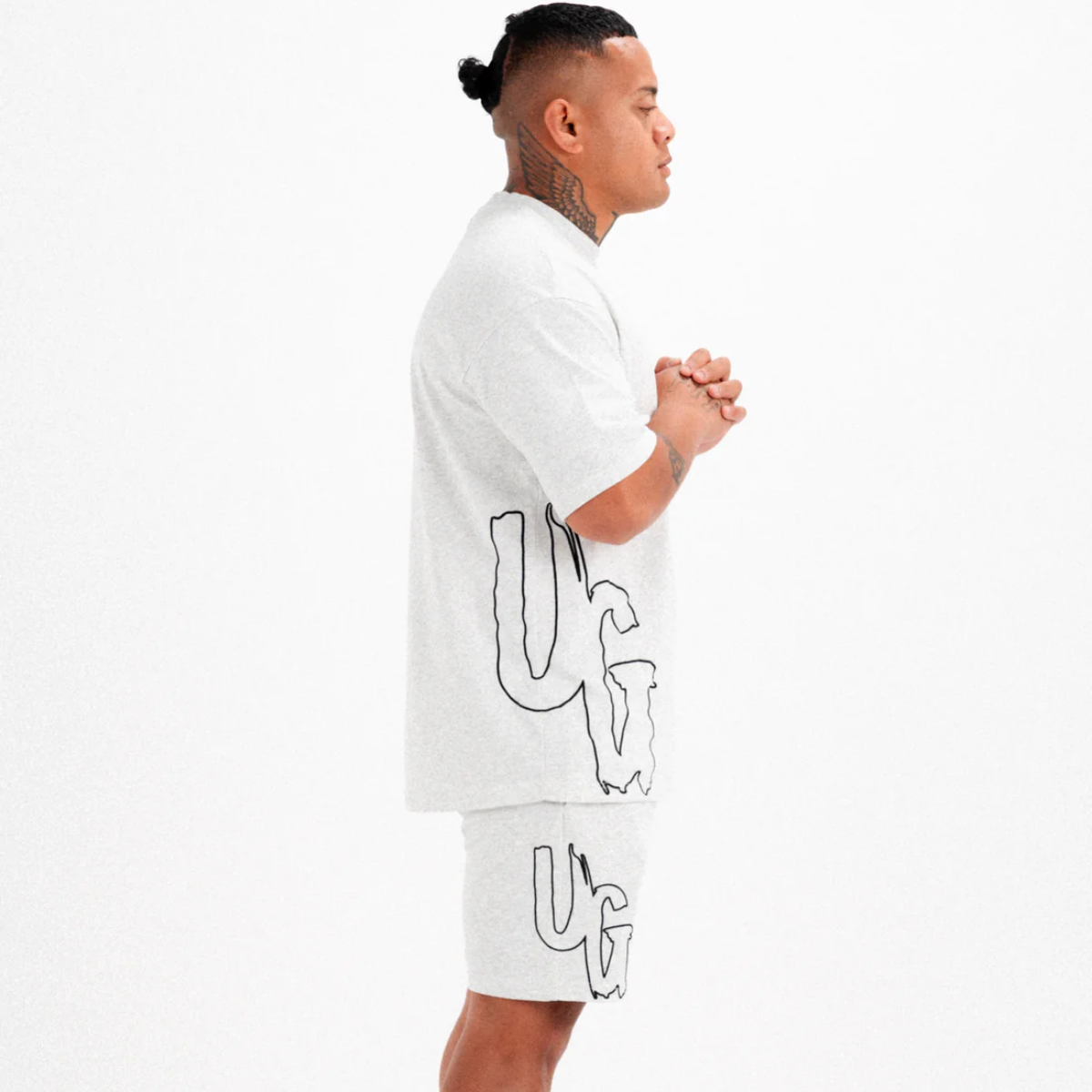 Undrground Omerta T-Shirt (White Marl)