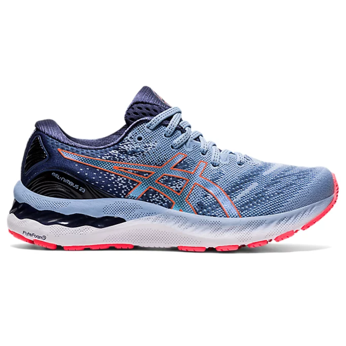 ASICS GEL-Nimbus 23 (Mist/Blazing Coral)