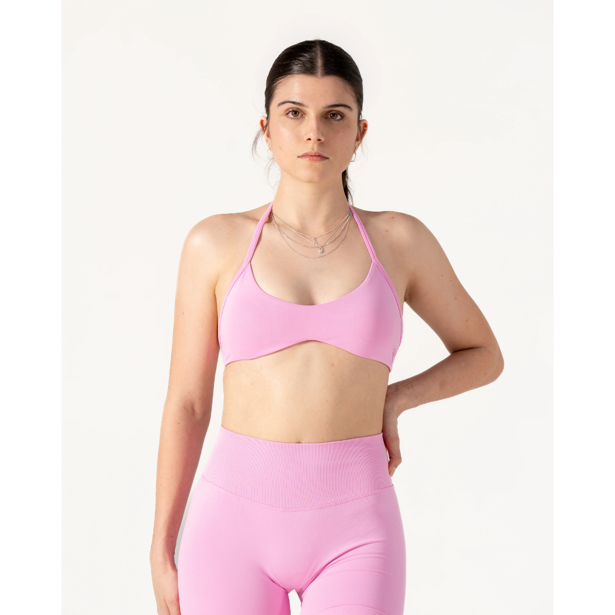 KEEPTHATPUMP Recoil Bralette (Bubblegum Pink)
