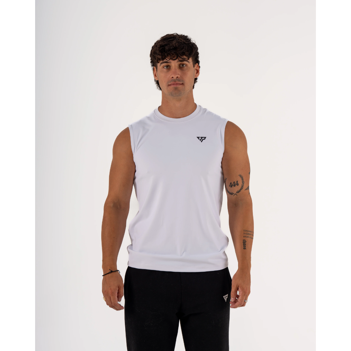 KEEPTHATPUMP Mens Dry Fit Tank (White)