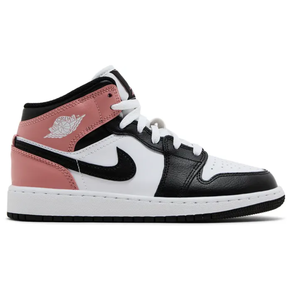 Air Jordan 1 Mid (White/Rust Pink)