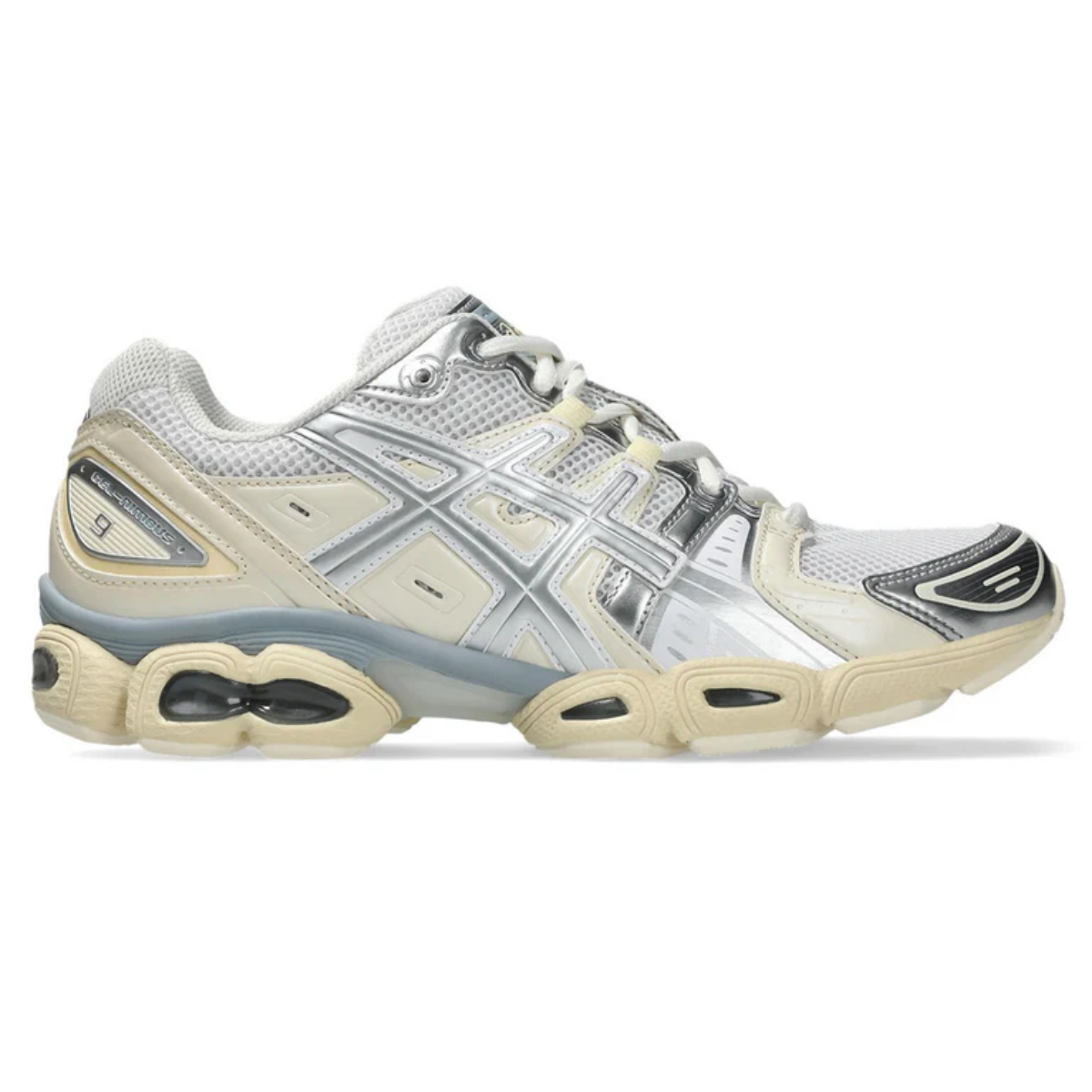 ASICS GEL-Nimbus 9 (White/Pure Silver)