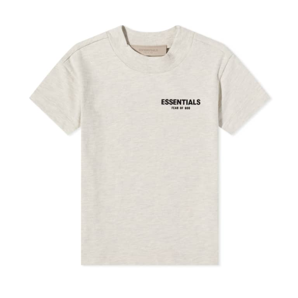 Fear of God Essentials Kids T-Shirt (Light Oatmeal)