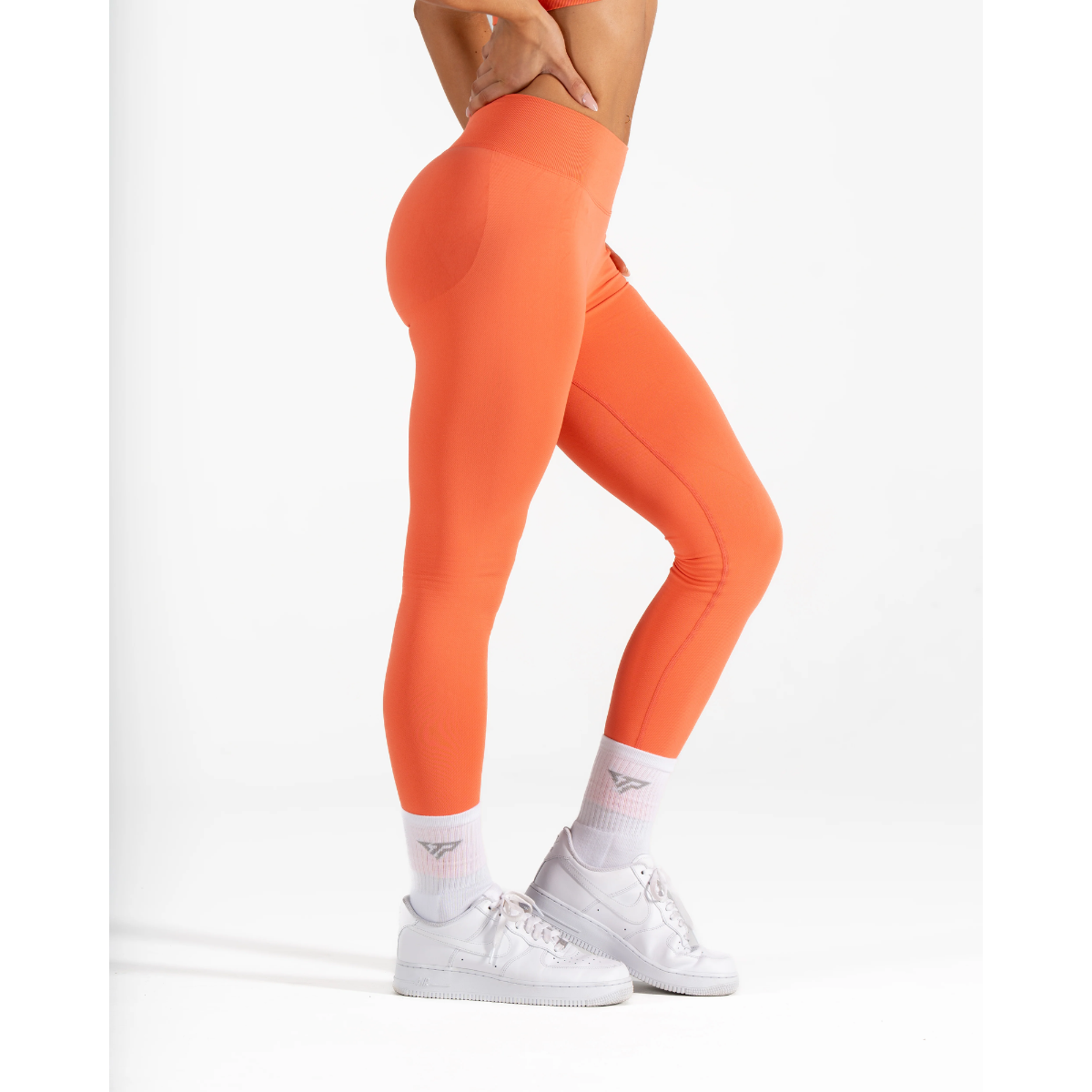 KEEPTHATPUMP Recoil Leggings (Tahiti Orange)
