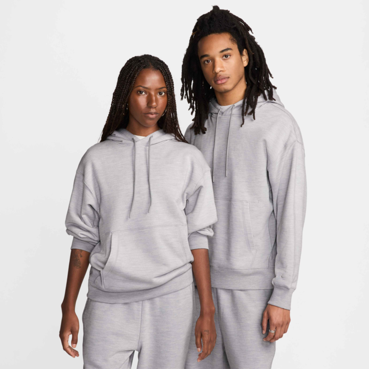 Nike Wool Classic Hoodie (Matte Silver/Heather)