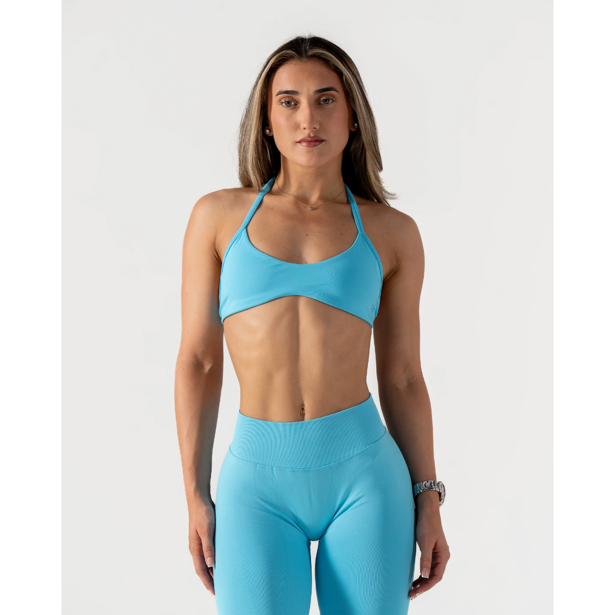 KEEPTHATPUMP Recoil Bralette (Ice Blue)
