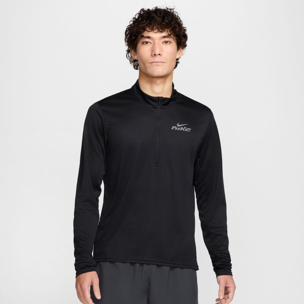 Nike Mens Dri-FIT Pacer Flash Half Zip (Black)