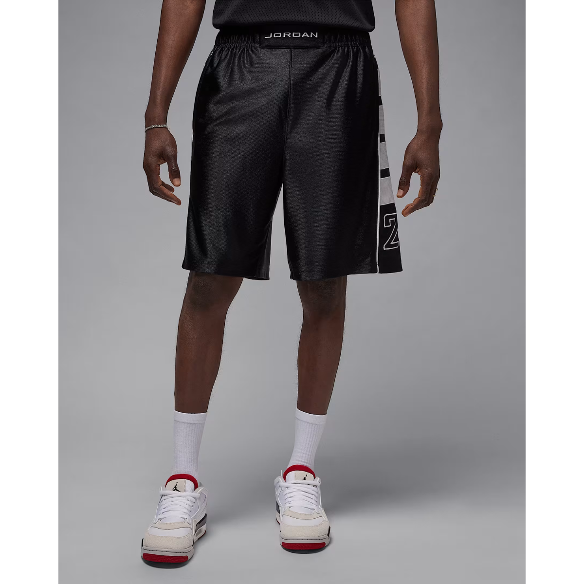 Jordan Brooklyn Cat Scratch Men's Shorts (Black/White)