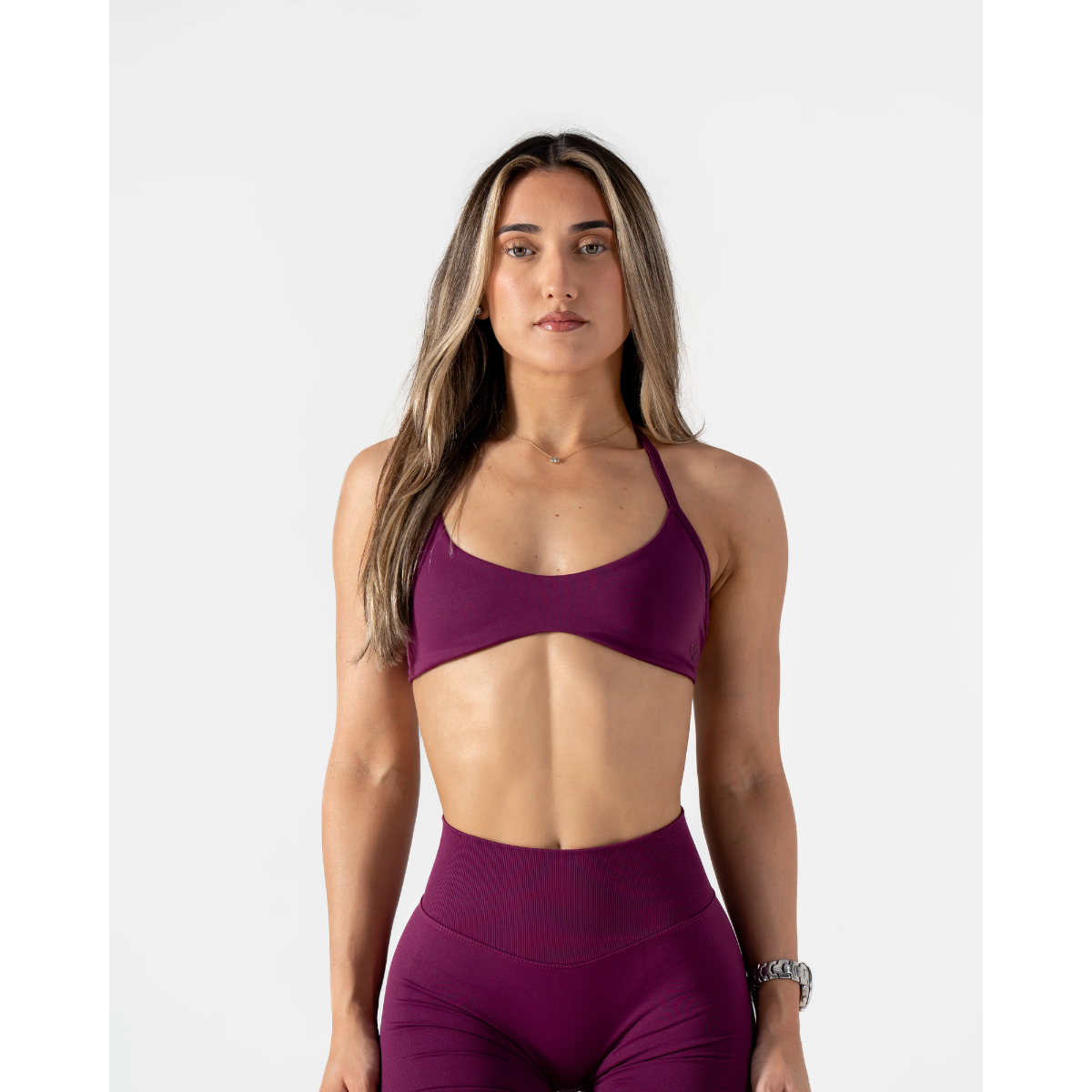 KEEPTHATPUMP Recoil Bralette (Berry)