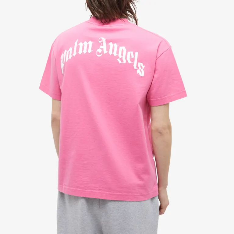 Palm Angels Shark Classic T-Shirt (Fuchsia/White)