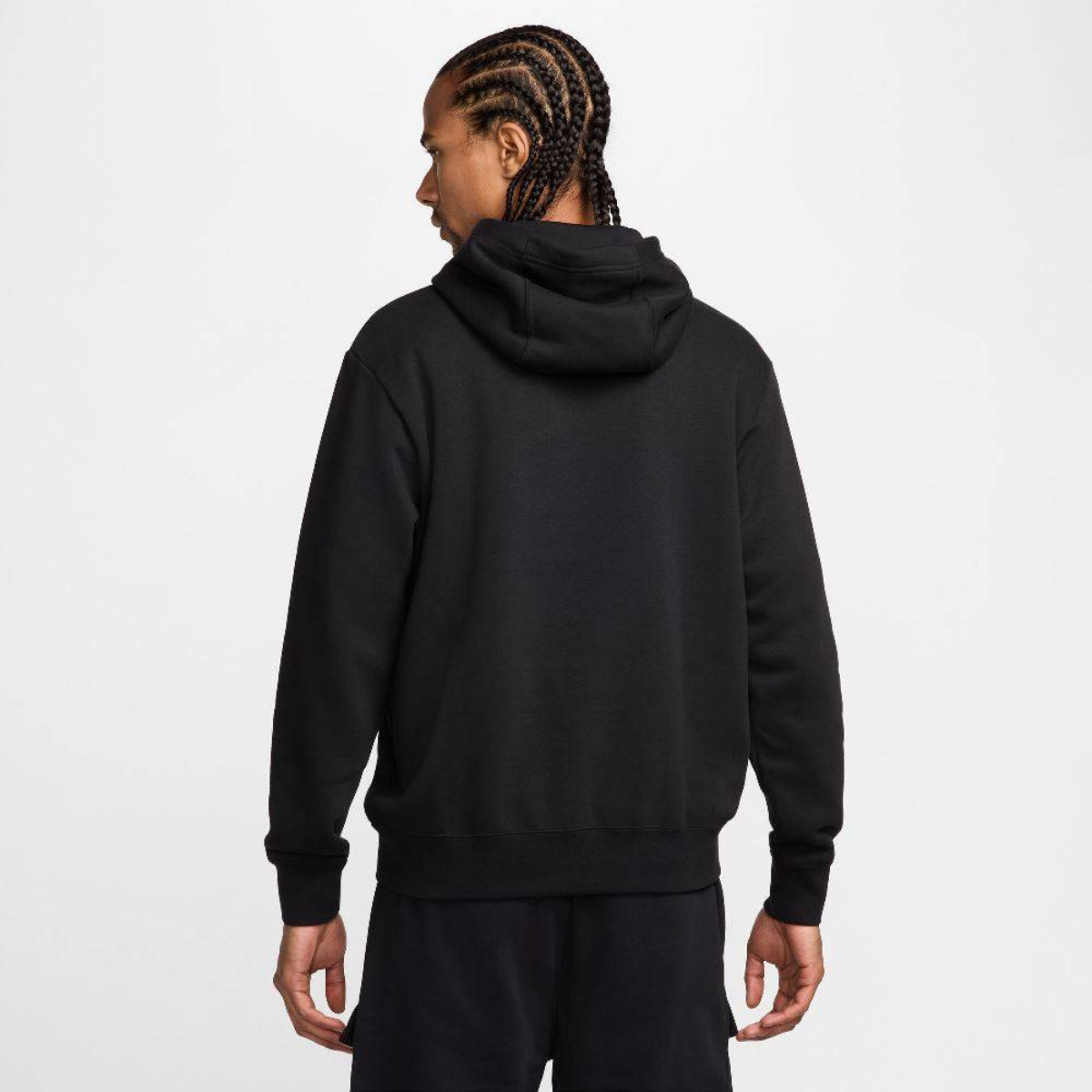 Nike Swoosh Mens Air Fleece Hoodie (Black/Gold)