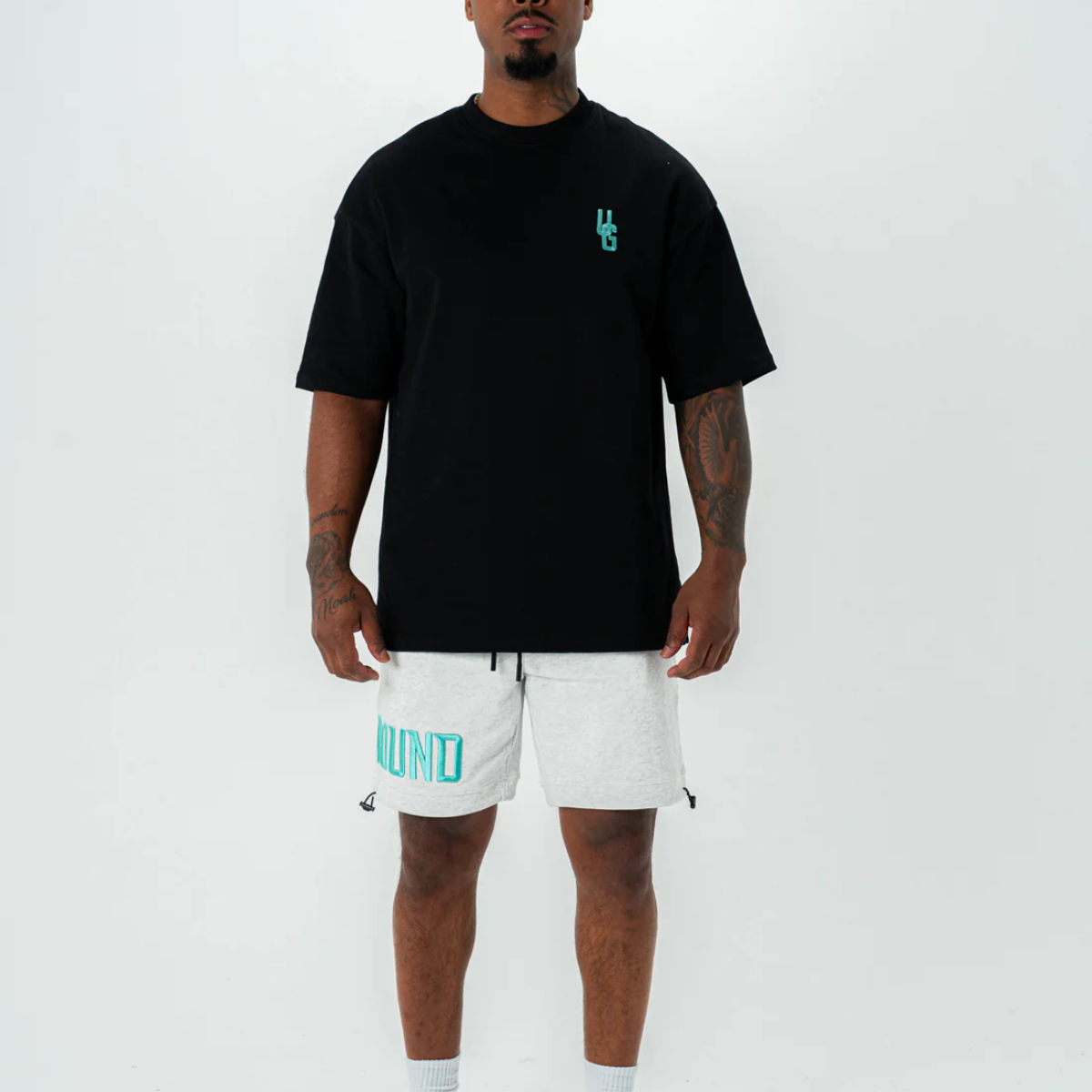 Undrground Empire Street T-Shirt (Black/Tiffany)