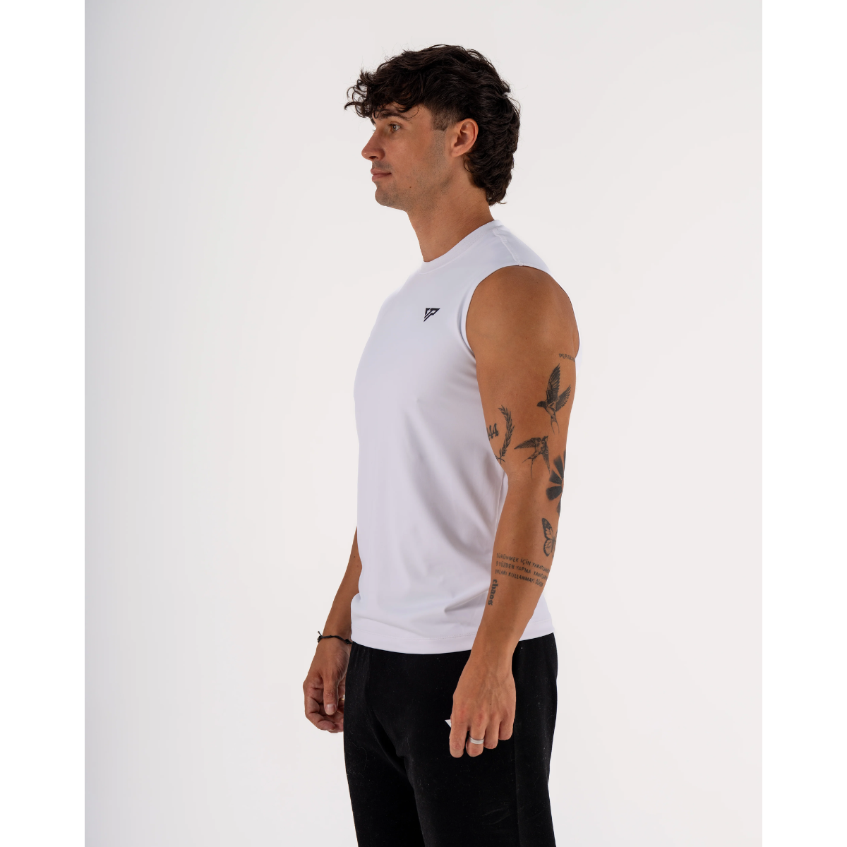KEEPTHATPUMP Mens Dry Fit Tank (White)