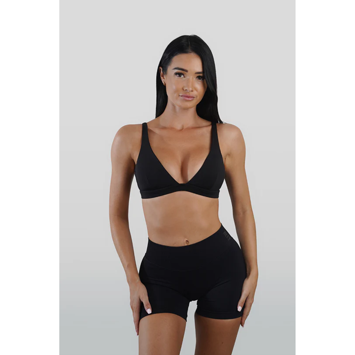 KEEPTHATPUMP Recoil Scrunch Shorts (Black)