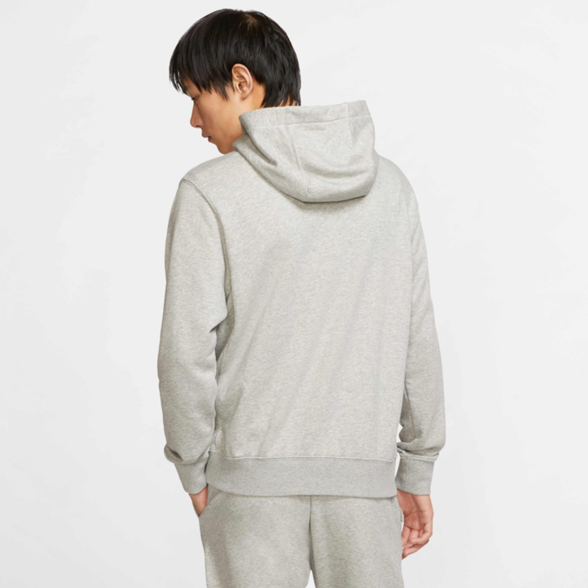Nike Sportswear Club Mens Full-Zip Hoodie (Grey)