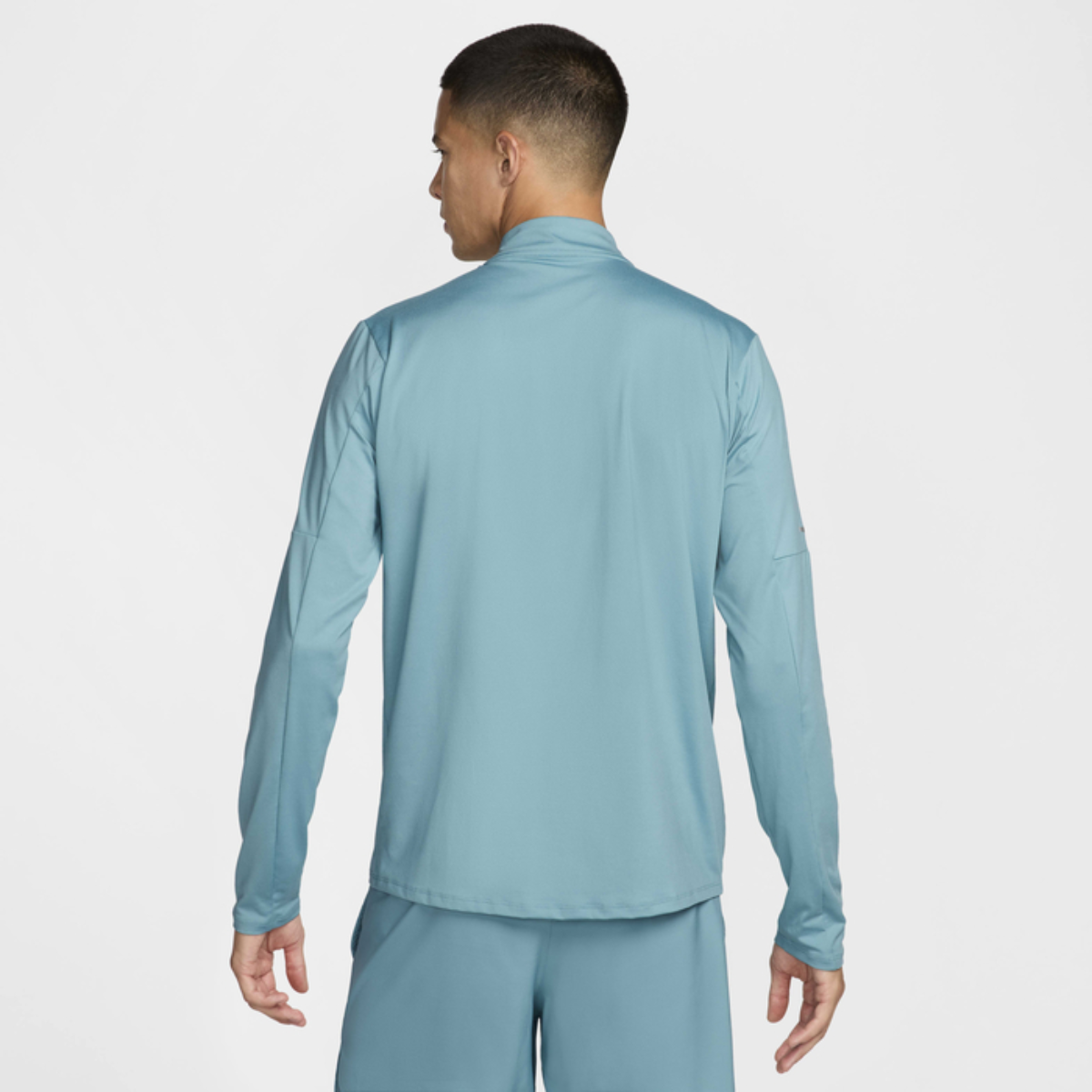 Nike Men's Dri-FIT 1/2-zip Running Top (Denim Turquoise)
