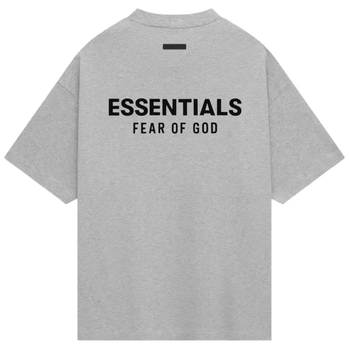 Fear of God Essentials Jersey Crewneck T-Shirt (Light Heather Grey)