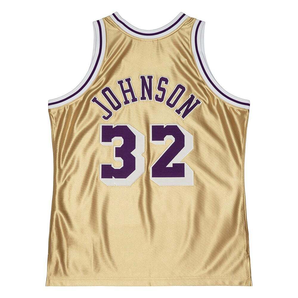 Mitchell & Ness Lakers Gold 75th Anniversary Swingman Jersey