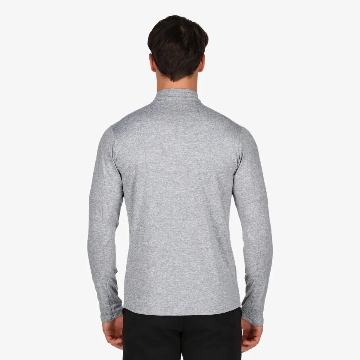 Nike Dri-Fit 1/4-Zip Longsleeve Running Top Men (Smoke Grey)