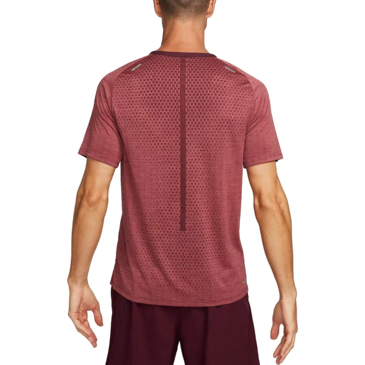 Men's Nike Dri-FIT ADV Short-sleeve Running T-Shirt (Maroon)