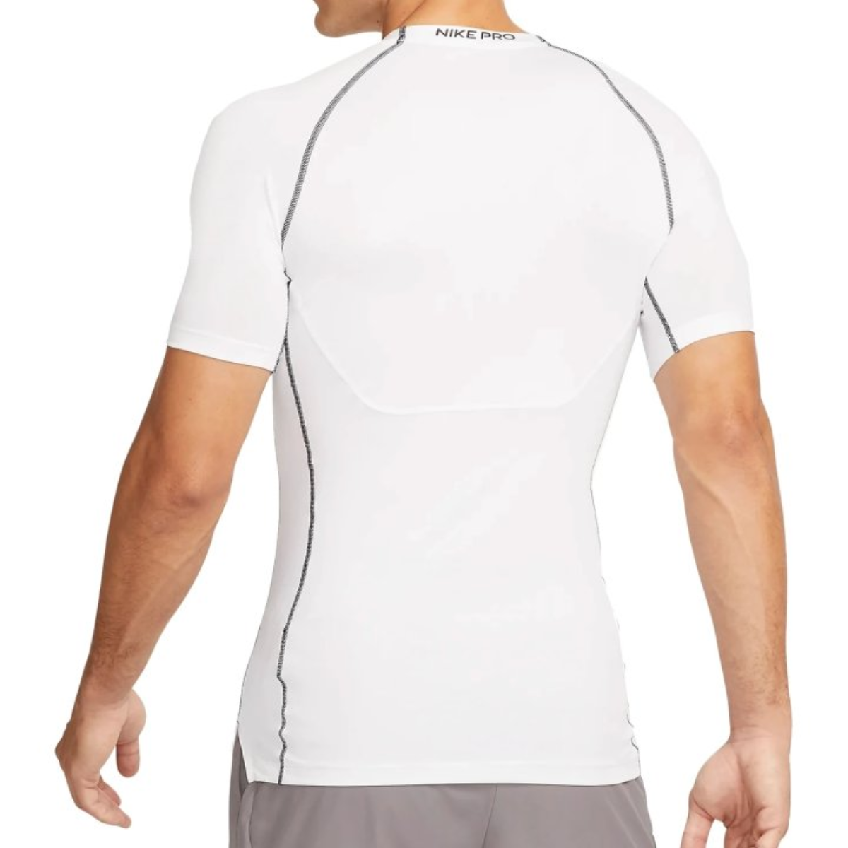 Nike Pro Dri-Fit Tight Fit Short Sleeve T-Shirt (White)