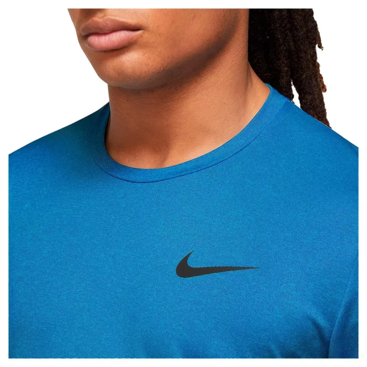 Nike Pro Dri-FIT Short-Sleeve T-Shirt (Blue)