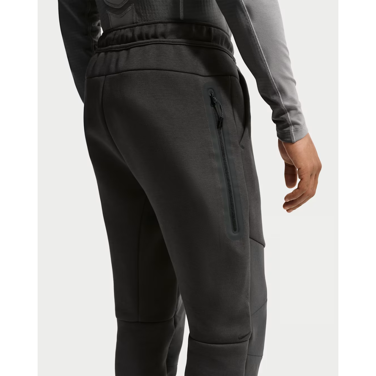 Nike Tech Men's Fleece Joggers (Anthracite/Neon)