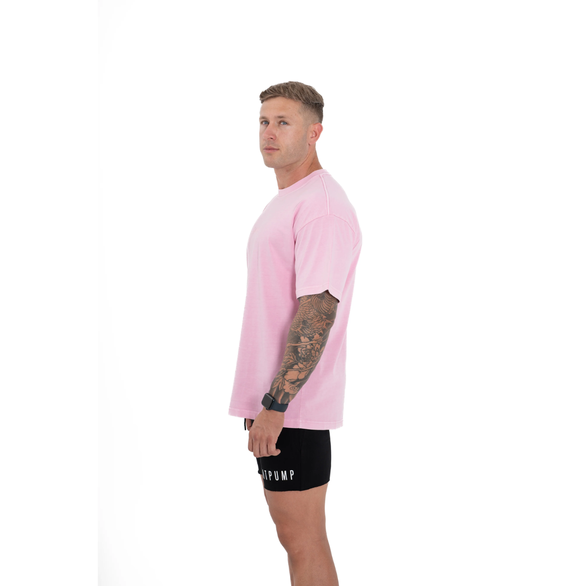 KEEPTHATPUMP Mens Oversized Tee (Pink)