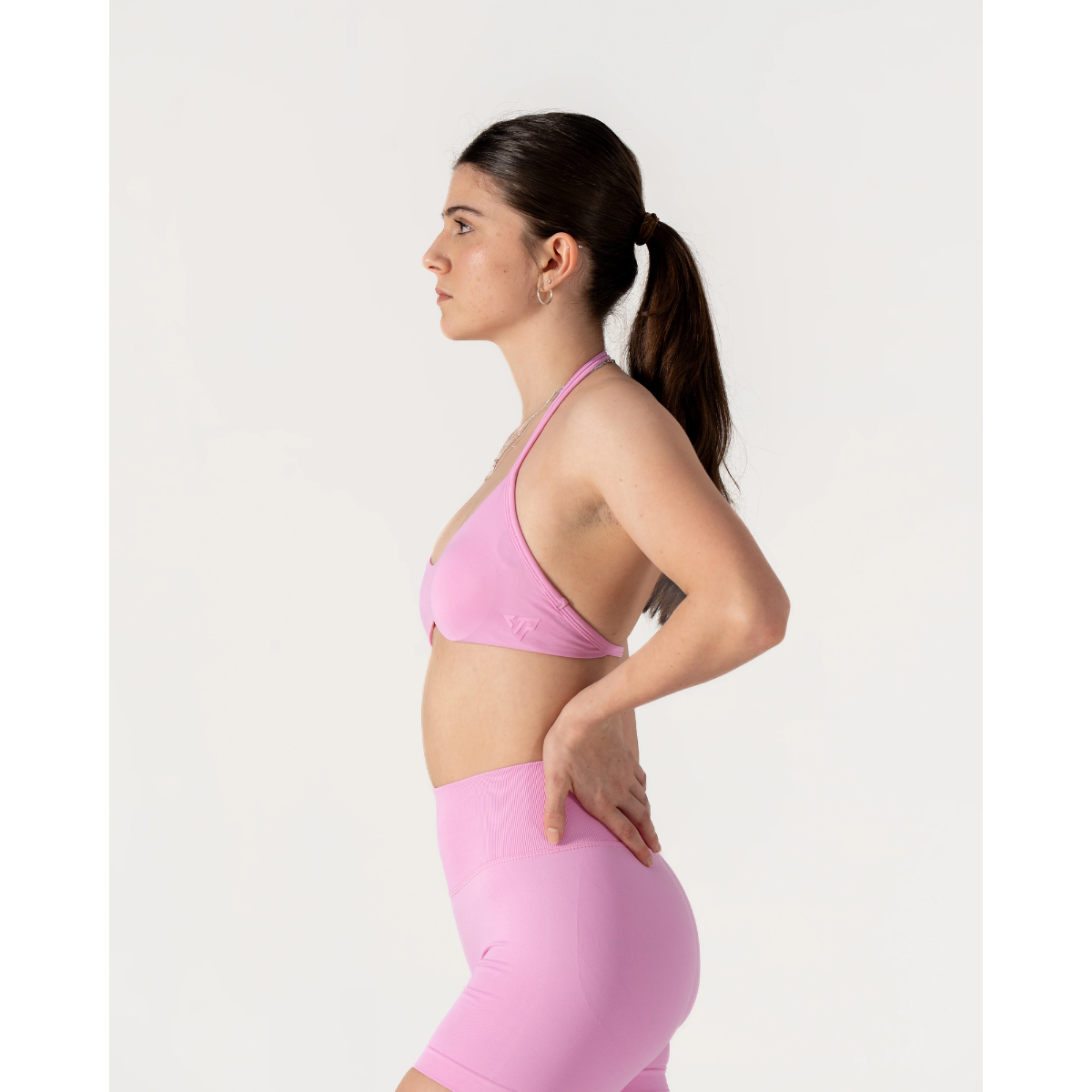KEEPTHATPUMP Recoil Bralette (Bubblegum Pink)