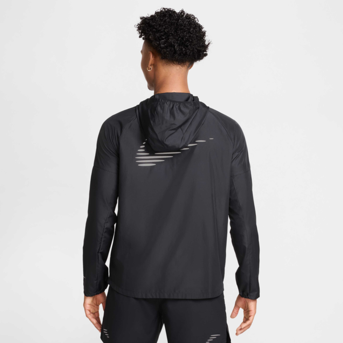 Nike Dri-FIT Miler Flash Water Repellant Jacket (Black)