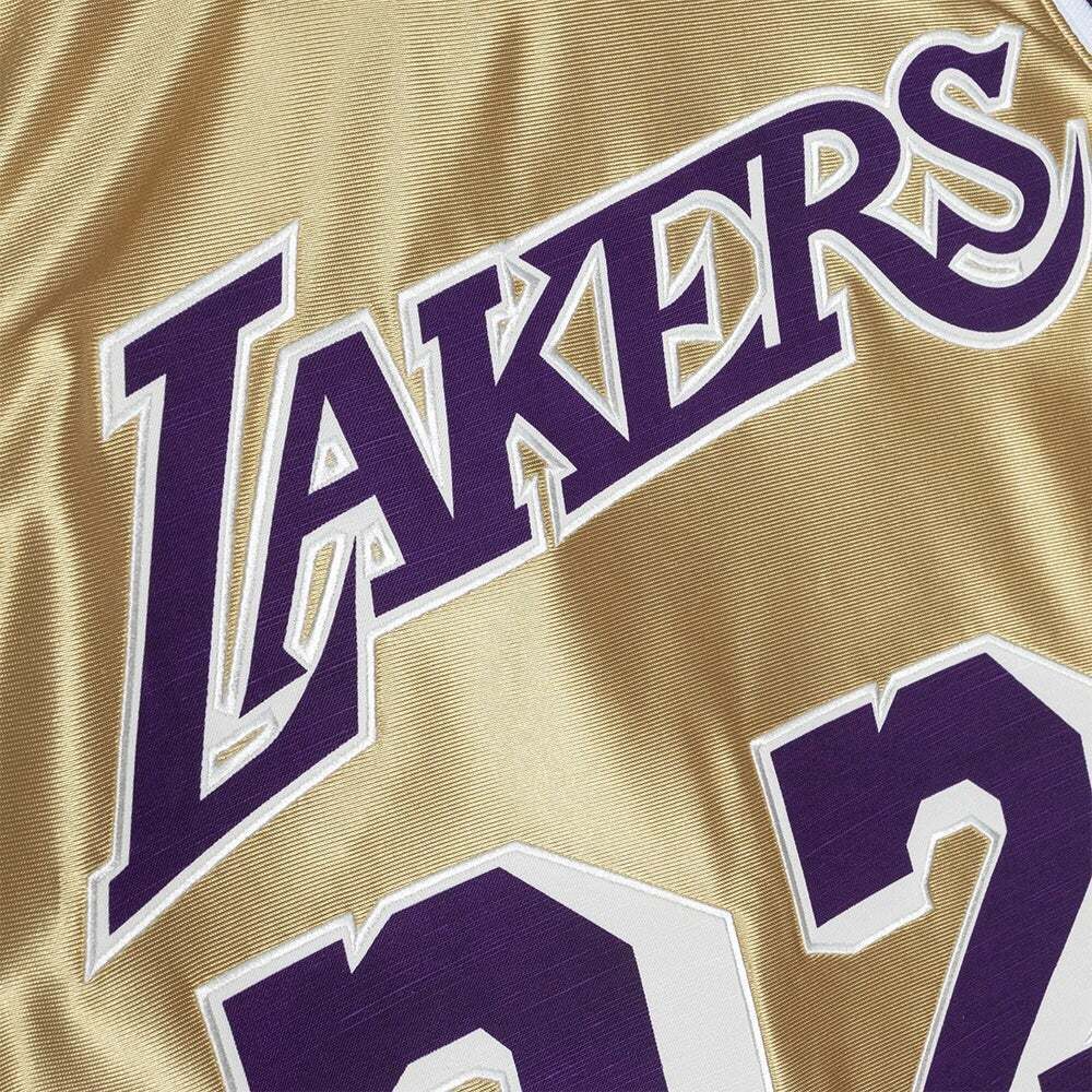 Mitchell & Ness Lakers Gold 75th Anniversary Swingman Jersey