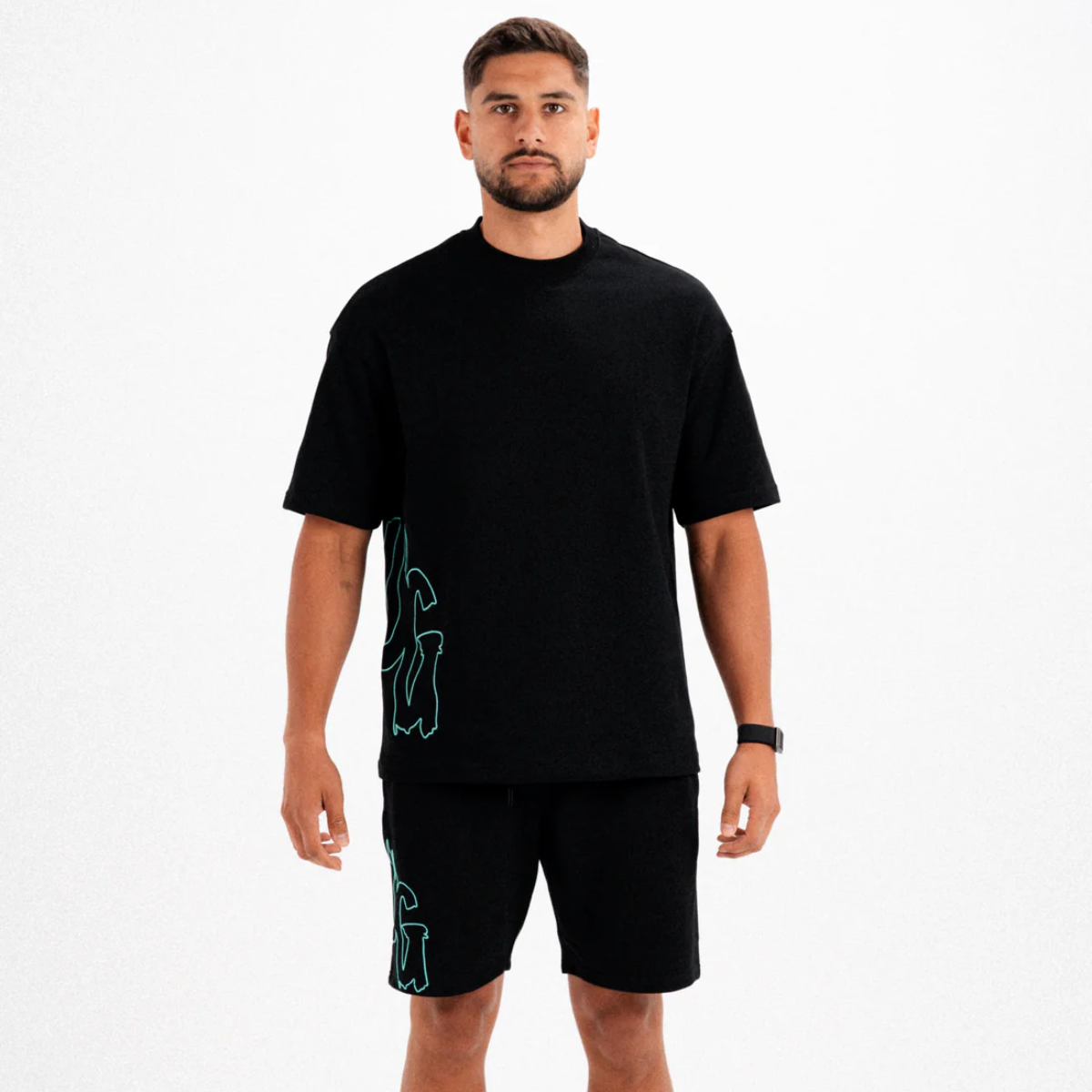 Undrground Omerta T-Shirt (Black/Tiffany)