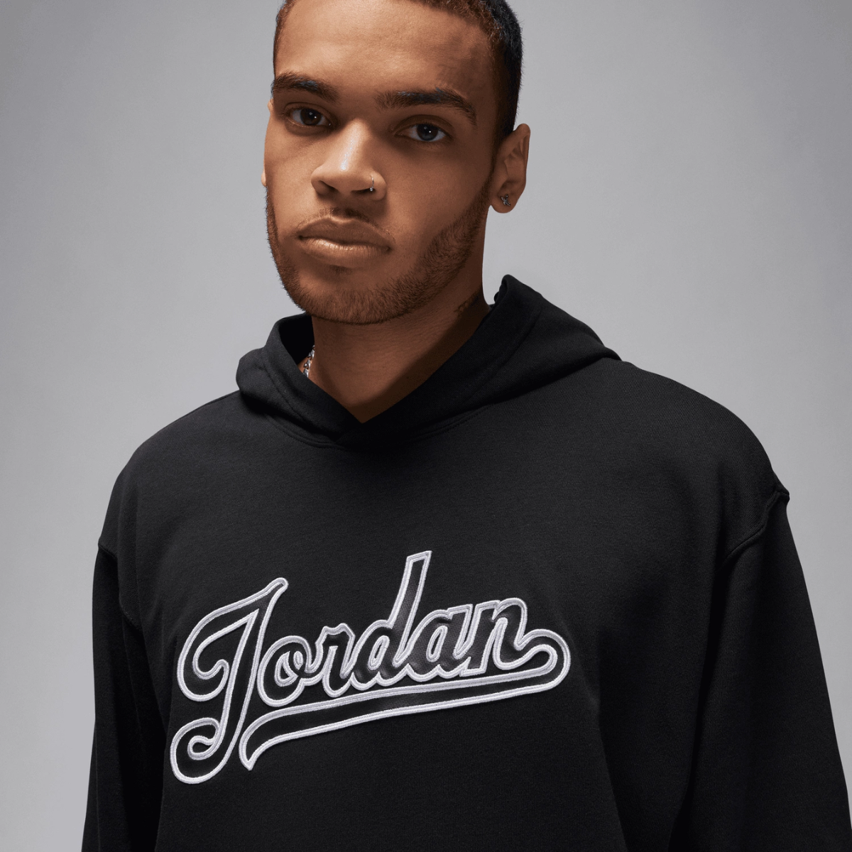 Jordan Flight MVP Men's Fleece Pullover Hoodie (Black)