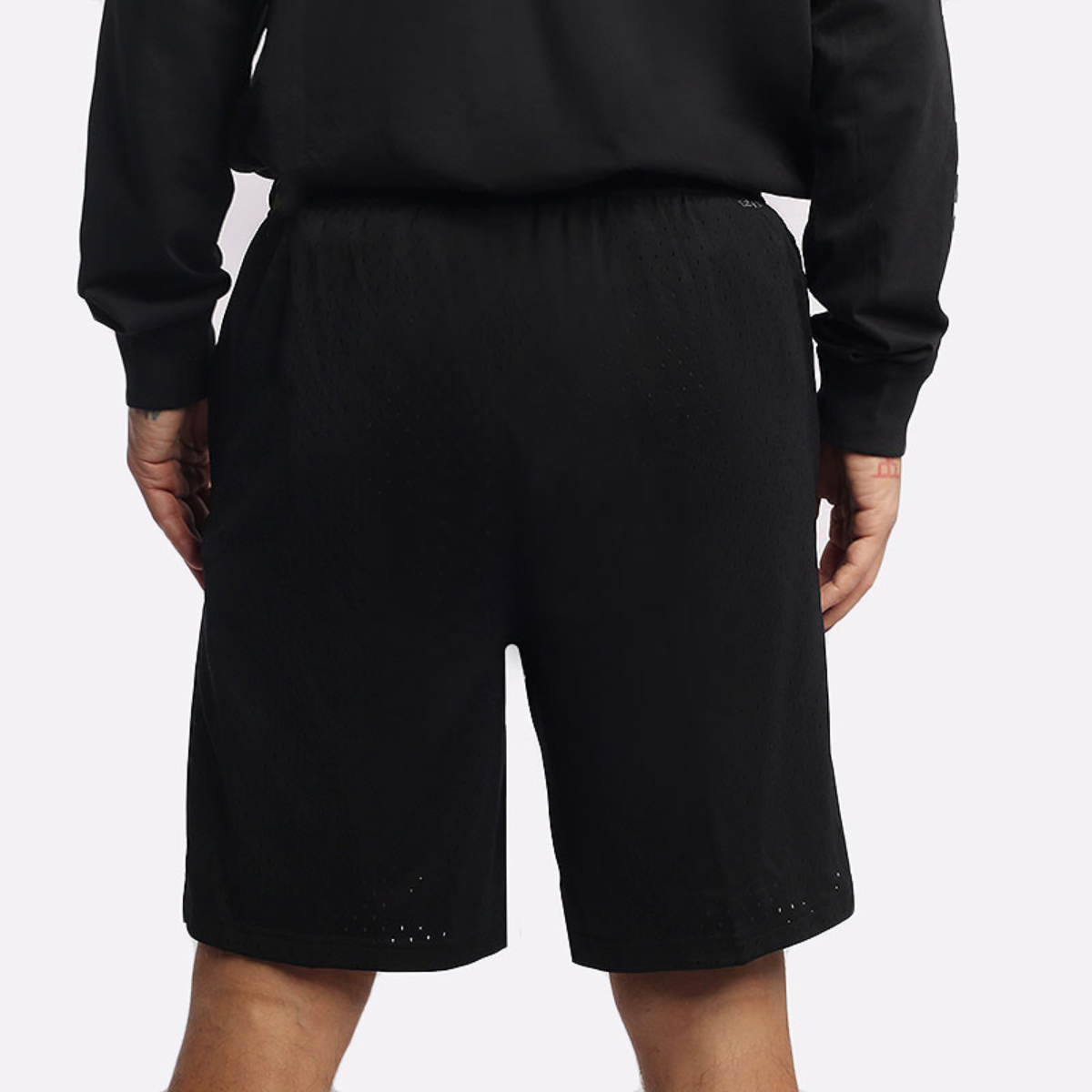 Air Jordan Mens Alphabet Logo Shorts (Black)