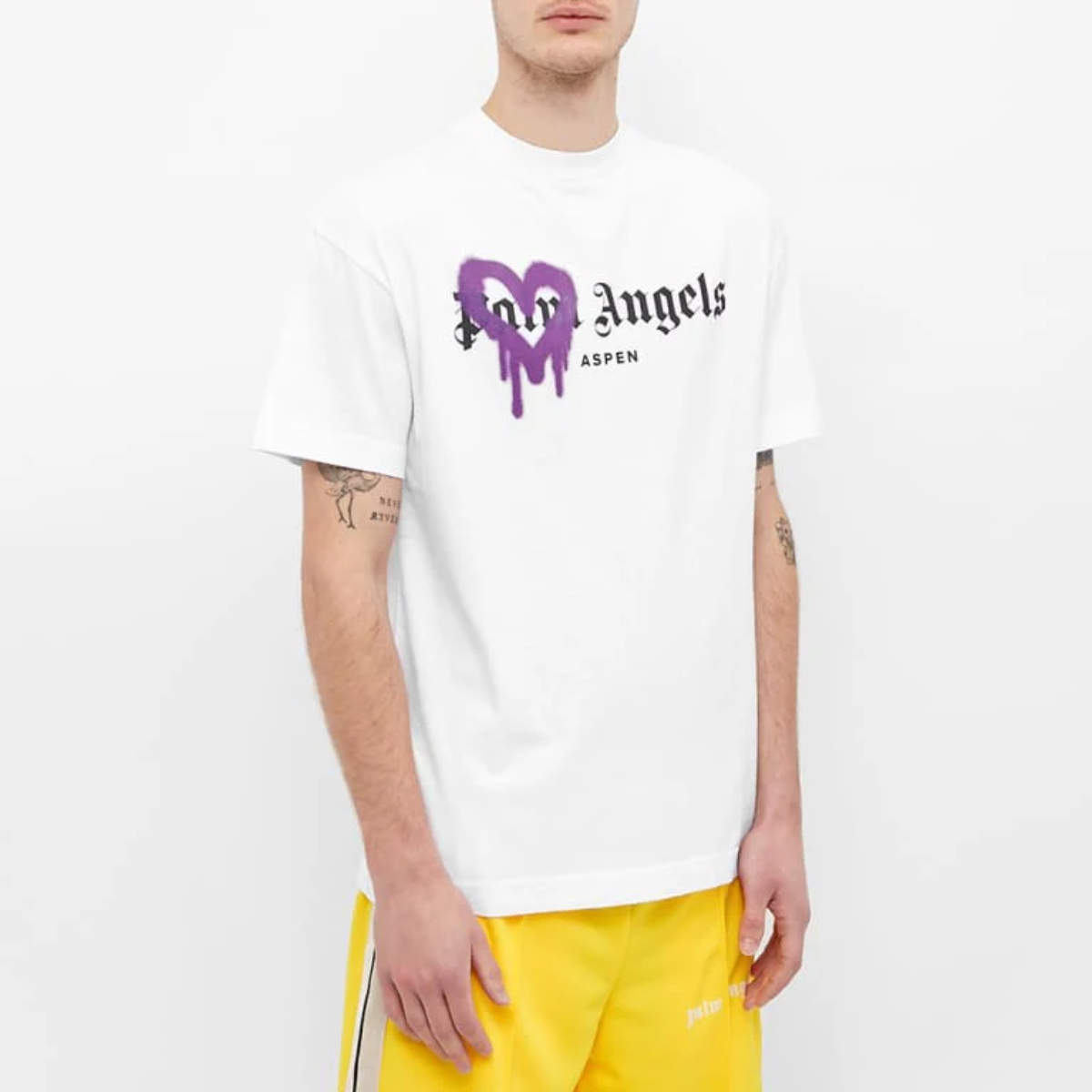 Palm Angels Aspen Sprayed Logo T-Shirt
