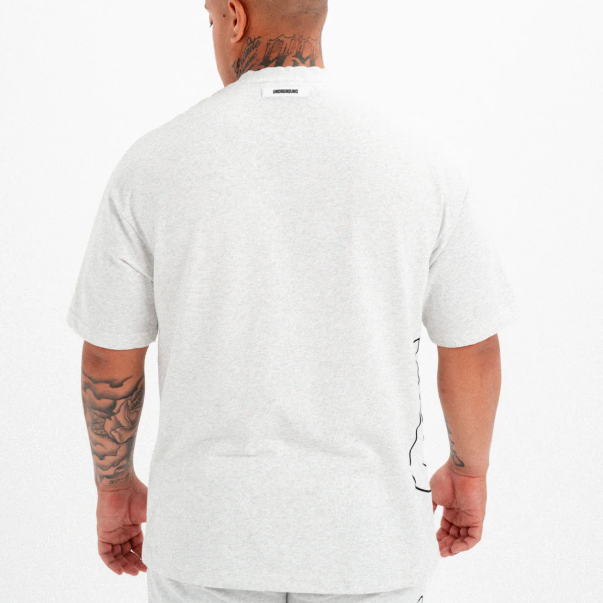 Undrground Omerta T-Shirt (White Marl)
