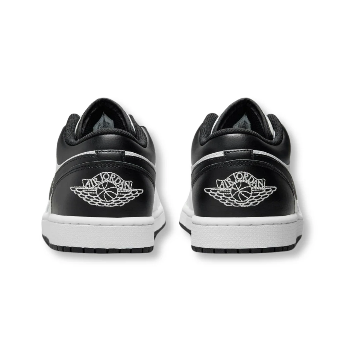 Mens Air Jordan 1 Low  (White/Black)