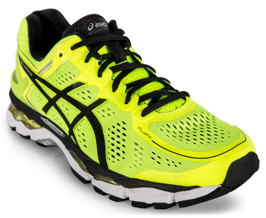 ASICS GEL Kayano 22 Flash Yellow Black Silver