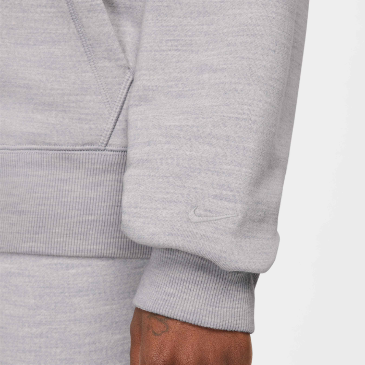 Nike Wool Classic Hoodie (Matte Silver/Heather)