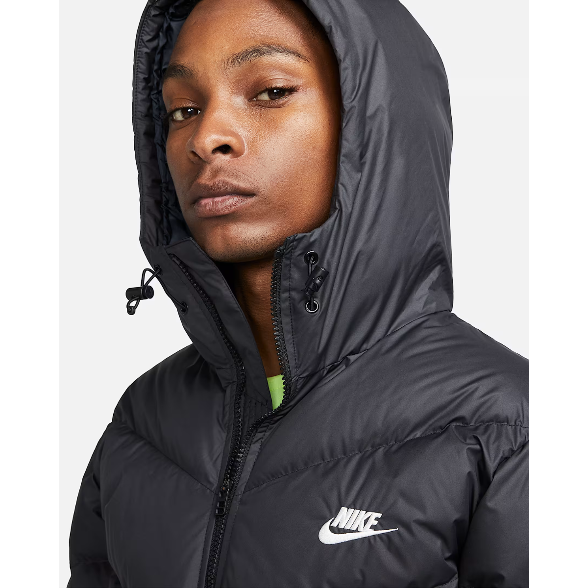 Nike Windrunner PrimaLoft® Men's Storm-FIT Hooded Puffer Jacket (Black)