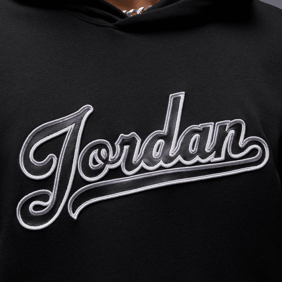Jordan Flight MVP Men's Fleece Pullover Hoodie (Black)