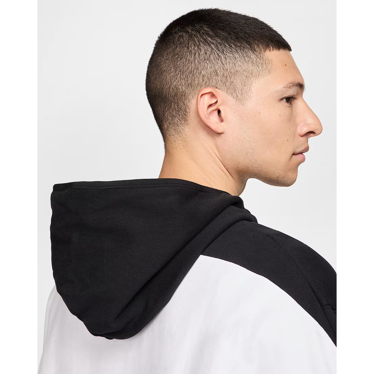 Nike Air Men's Fleece Pullover Hoodie (Black/White)