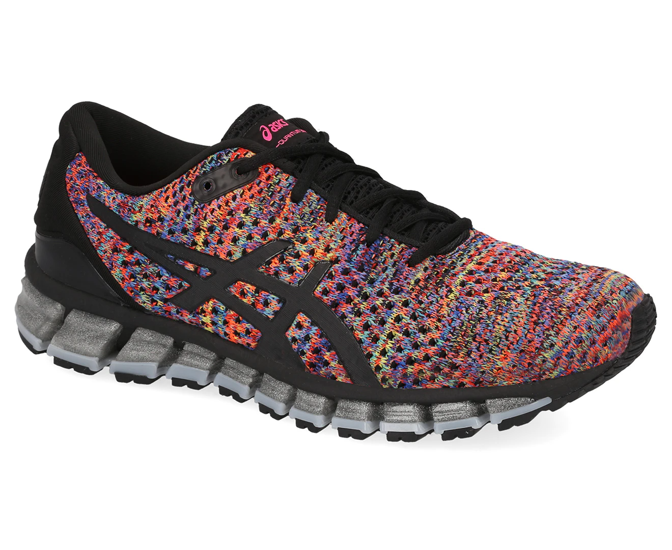 ASICS GEL-Quantum 360 Knit 2 (Black/Rainbow Multi)