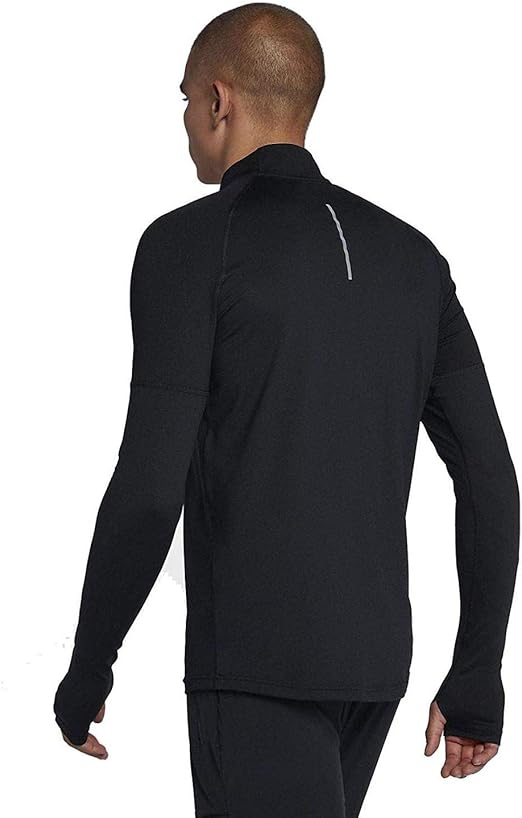 Nike Element Men's Dri-FIT 1/2-Zip Running Top (Black)