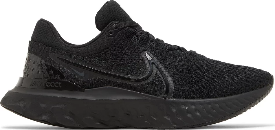 Mens Nike React Infinity Run FK 3 (Black)