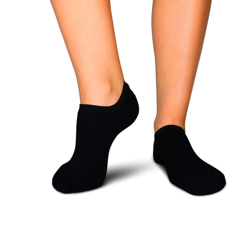 No Show Bamboo Socks (Black)